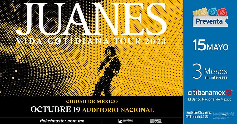 Regresa Juanes a México con su nueva gira “Vida Cotidiana”