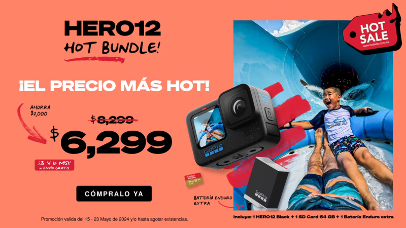 El HOT Bundle de GoPro baja aún más de precio
