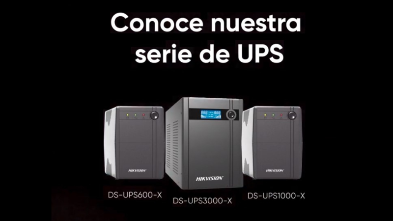 Hikvision presenta serie de UPS para temporada de lluvias