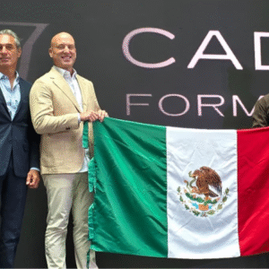 Presentación Checo Perez con Cadillac 2026