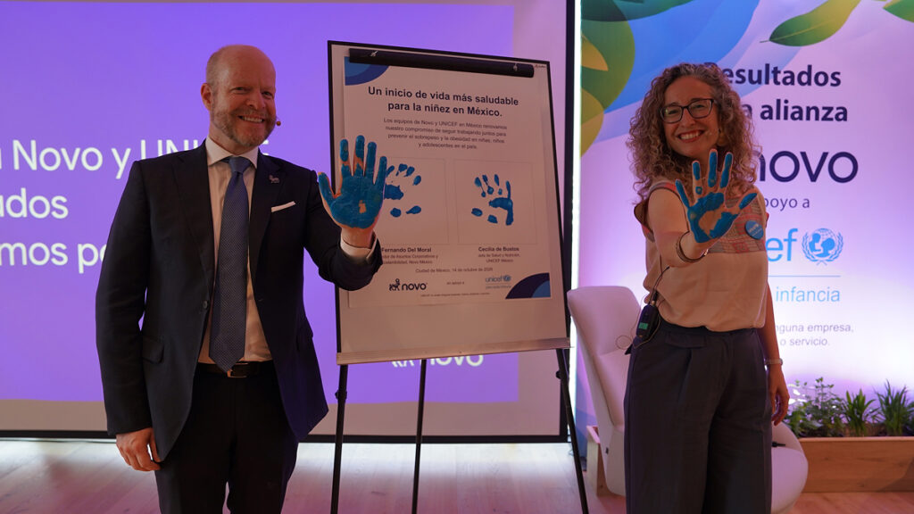 Agencia_Brunch_Novo_UNICEF_Fernando_del_Moral_director_de_comunicacion_de_Novo_Mexico_Cecilia_de_Bustos_jefa_de_Salud_y_Nutricion_de_UNICEF_Mexico